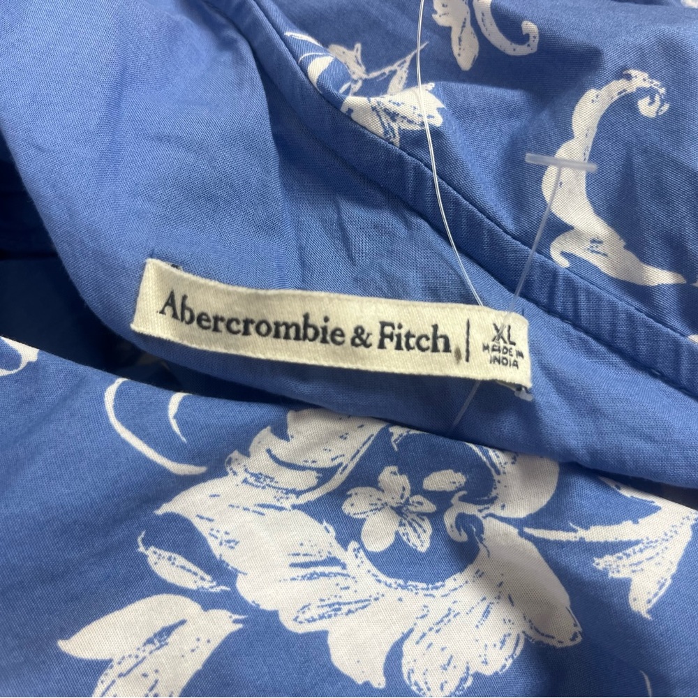 Abercrombie & Fitch Giselle Floral One-Shoulder Cutout Dress Size Extra Large - Picture 5 of 5